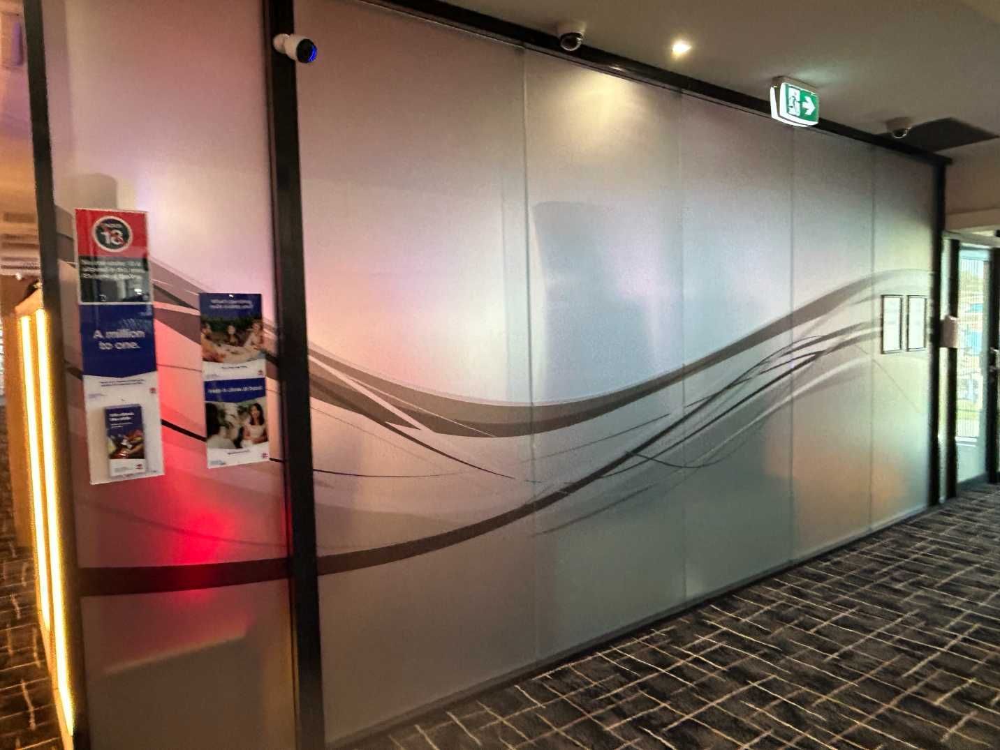 Wave Printed On Glass — Print Spot Group in Tweed Heads, NSW