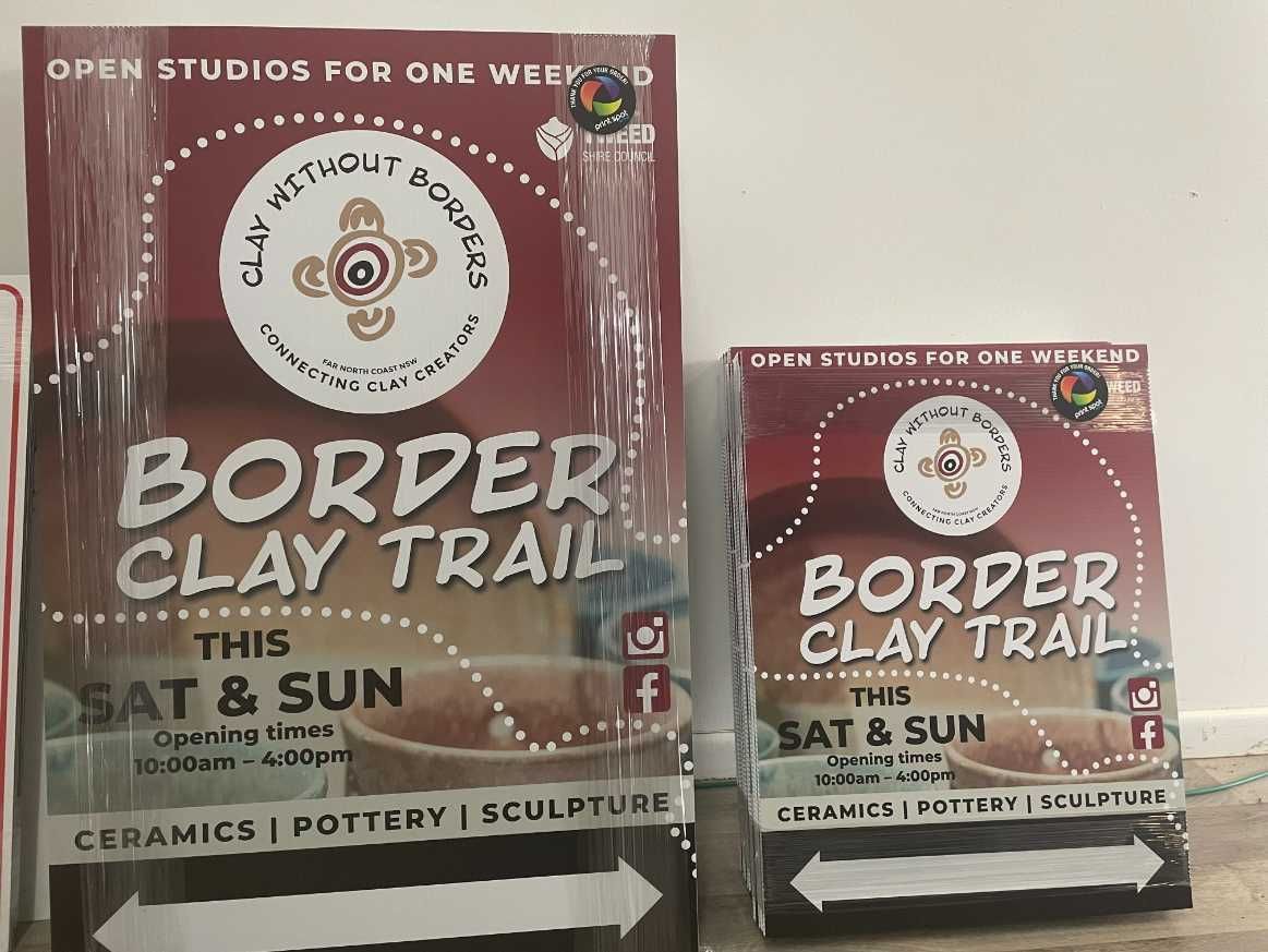Border Clay Trail Tarpaulin — Print Spot Group in Byron Bay, NSW