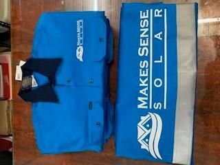 Blue TShirt With Company Print On It  — Print Spot Group in Kingscliff, NSW