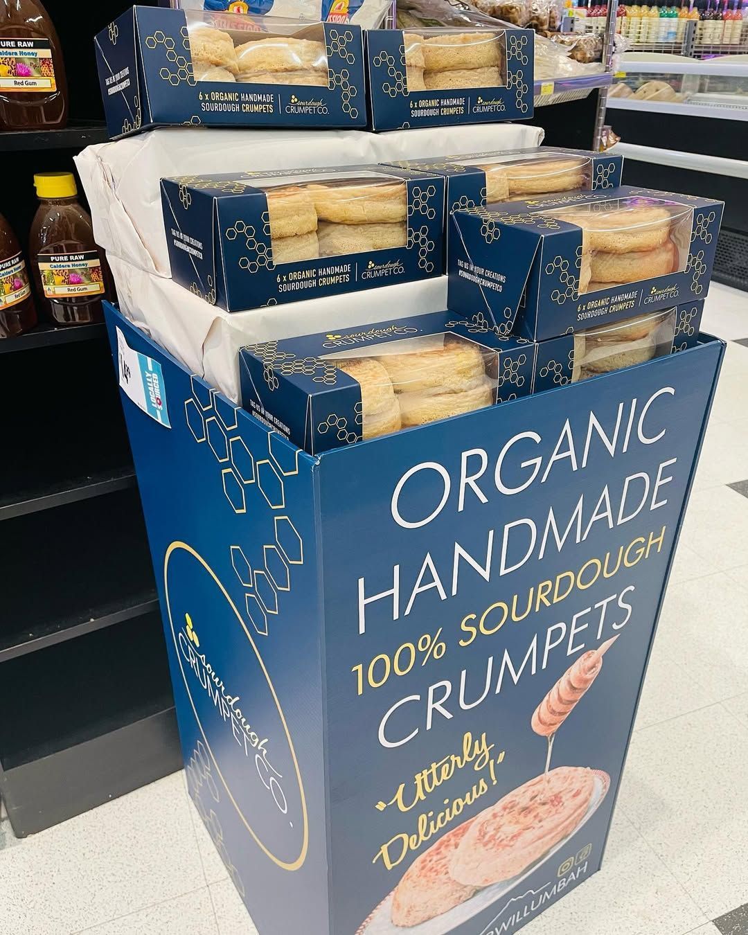 Branding for organic handmade sourdough crumpets — Print Spot Group in Kingscliff, NSW
