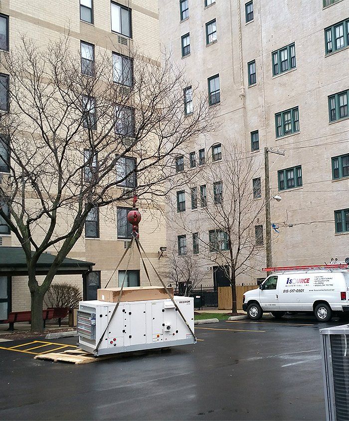 commercial HVAC installation in Chicago