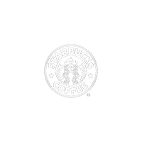 A black and white logo for starbucks coffee on a white background.