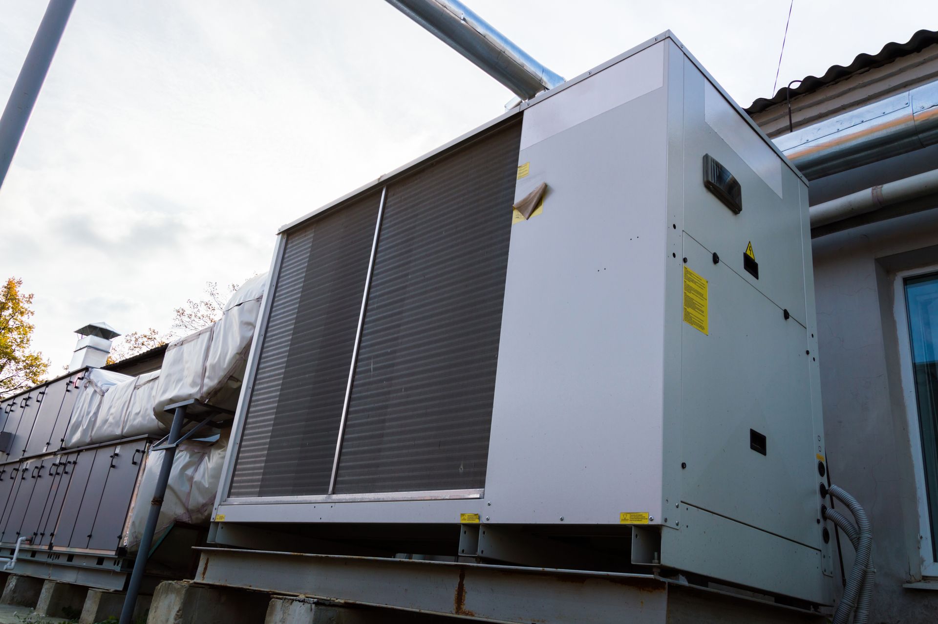 Air Handler, used to showcase the difference between fan coil units and air handlers