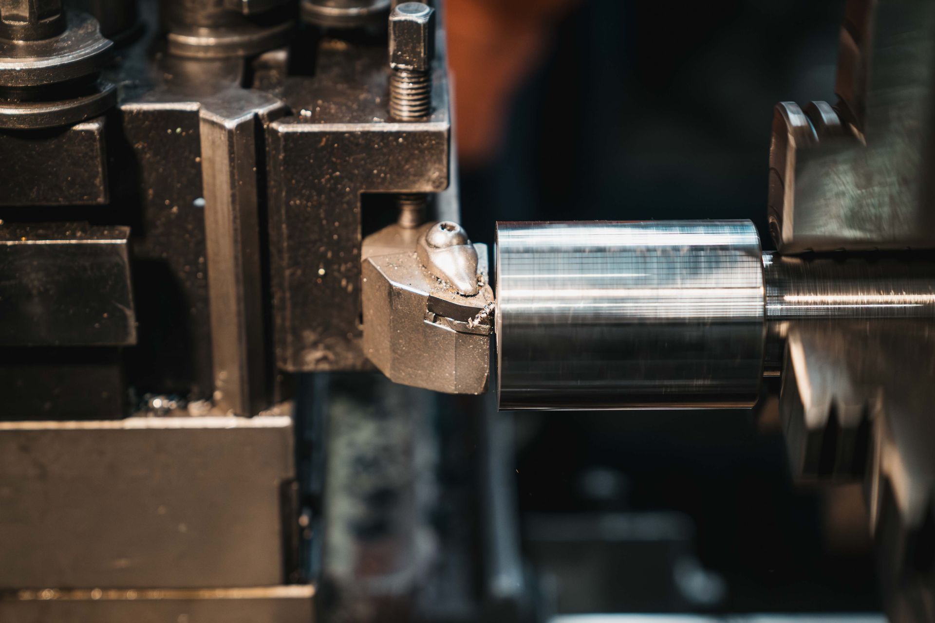 A Close-Up of a Machine Cutting a Piece of Metal | Orange, NSW | Whittaker Contracting