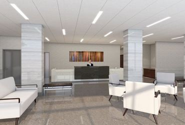 Office Lobby — Freehold, NJ — Zimbler Architecture, LLC