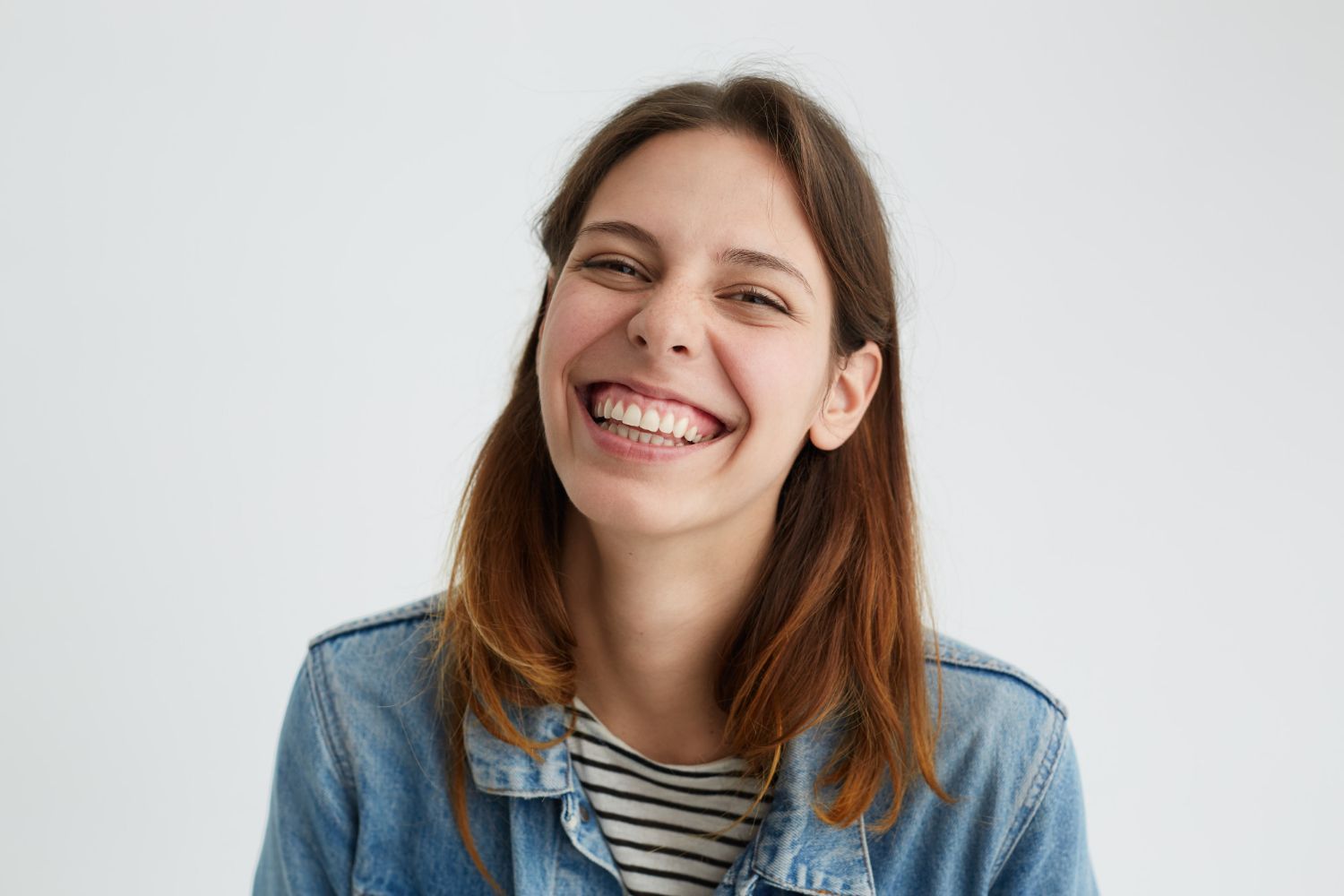 woman smiling