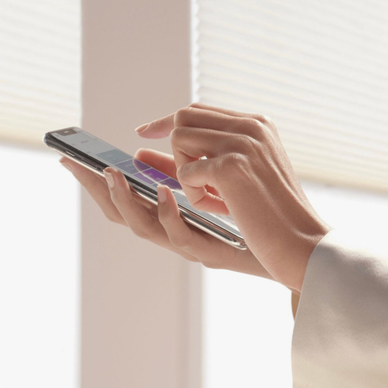 Hunter Douglas Duette® Cellular Shades with PowerView® Automation