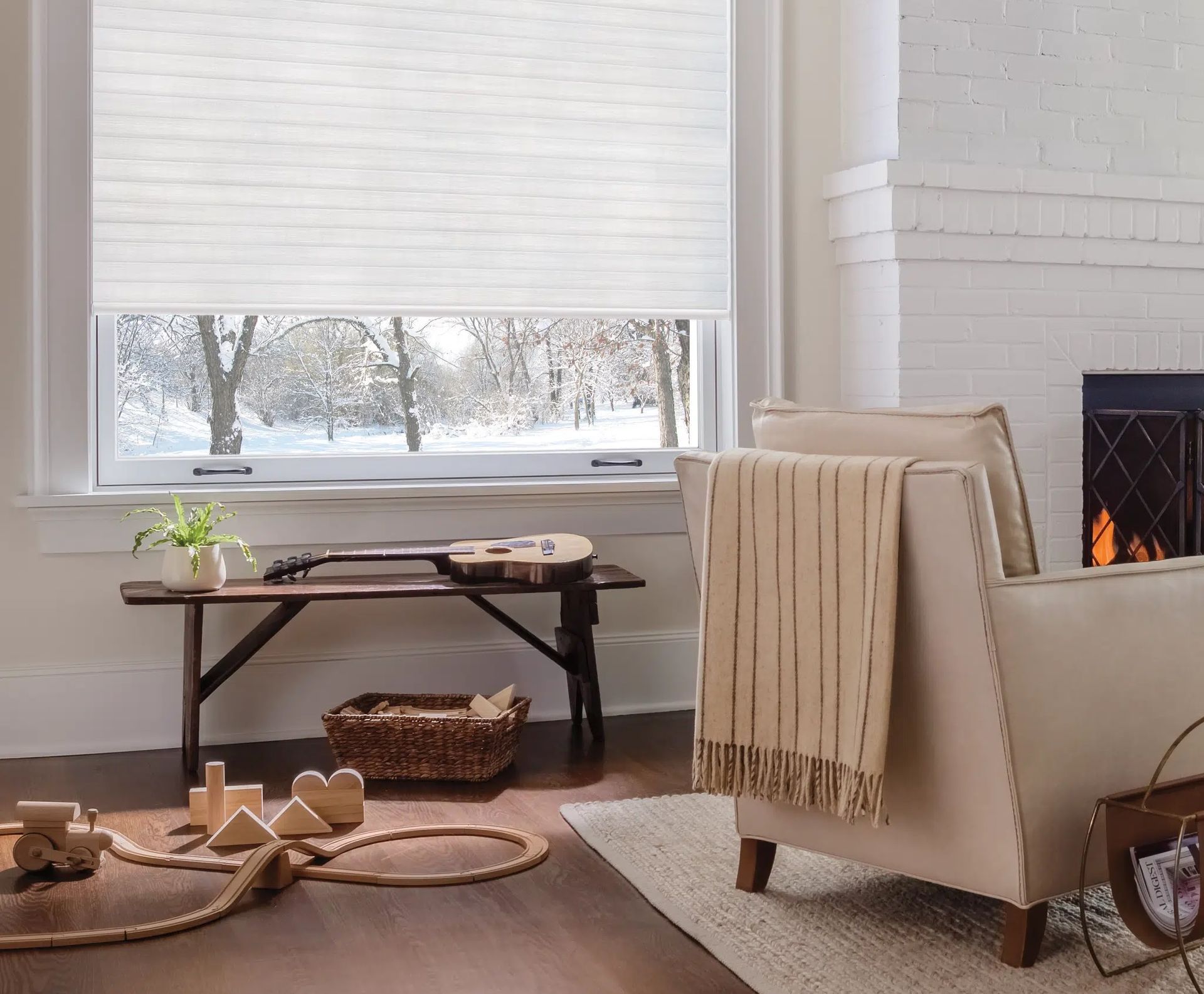 Hunter Douglas Sonnette® Roller Shades as insulated window shades near San Carlos, California (CA)