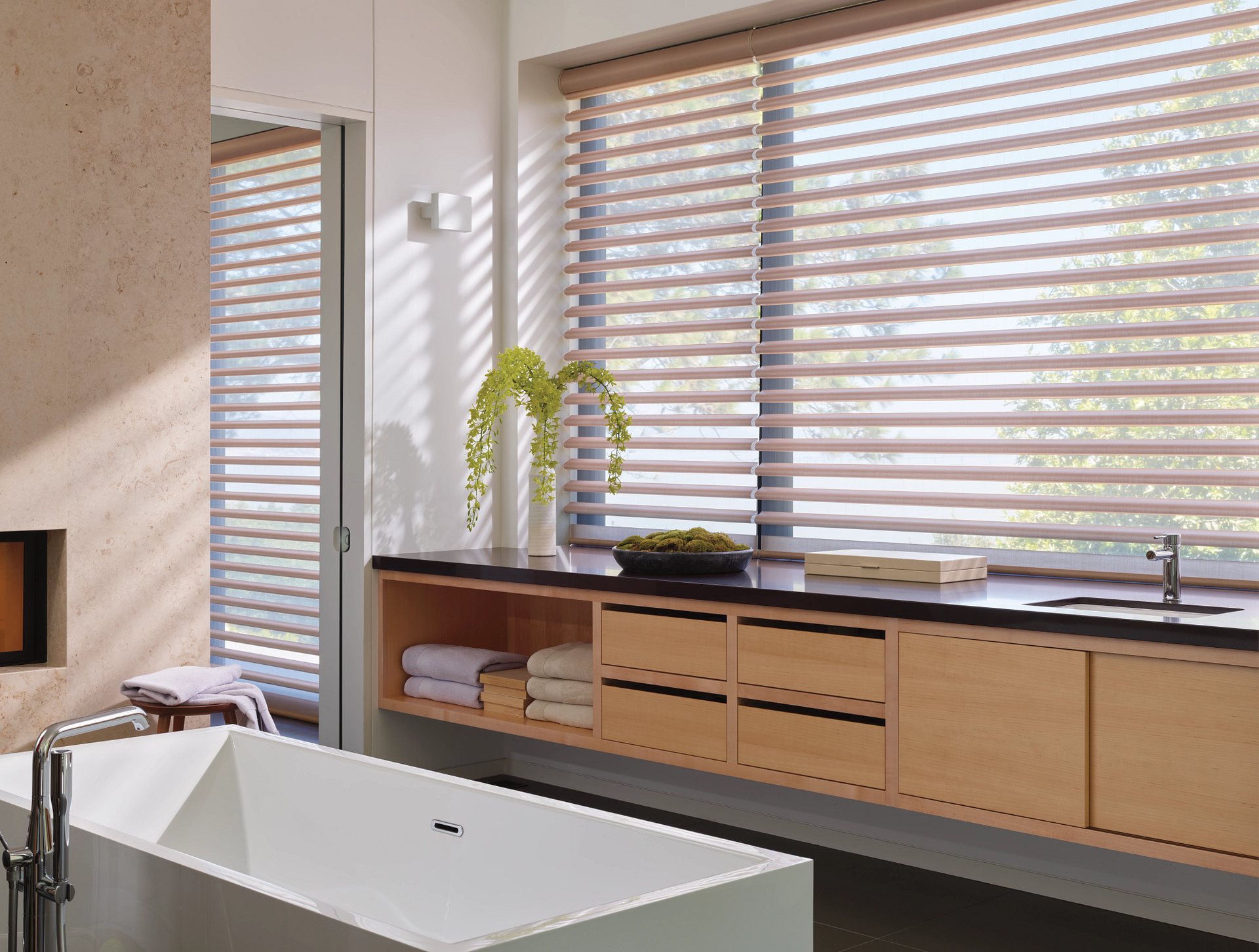 Hunter Douglas Pirouette® Sheer Shades near Burlingame, Los Altos, Menlo Park, and San Carlos, California (CA)