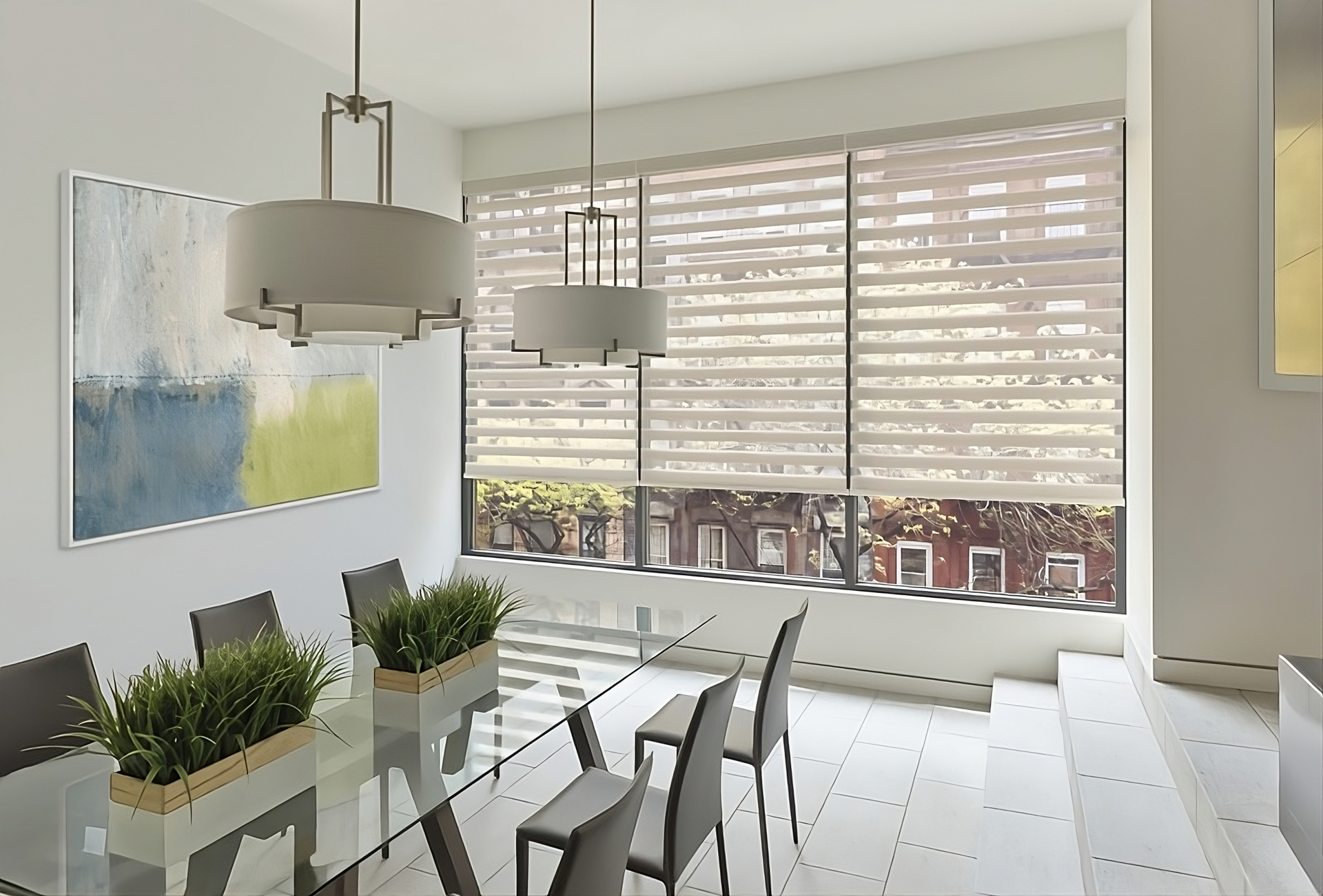 Hunter Douglas Designer Banded Shades near Burlingame, Los Altos, San Carlos, and Menlo Park, California (CA)