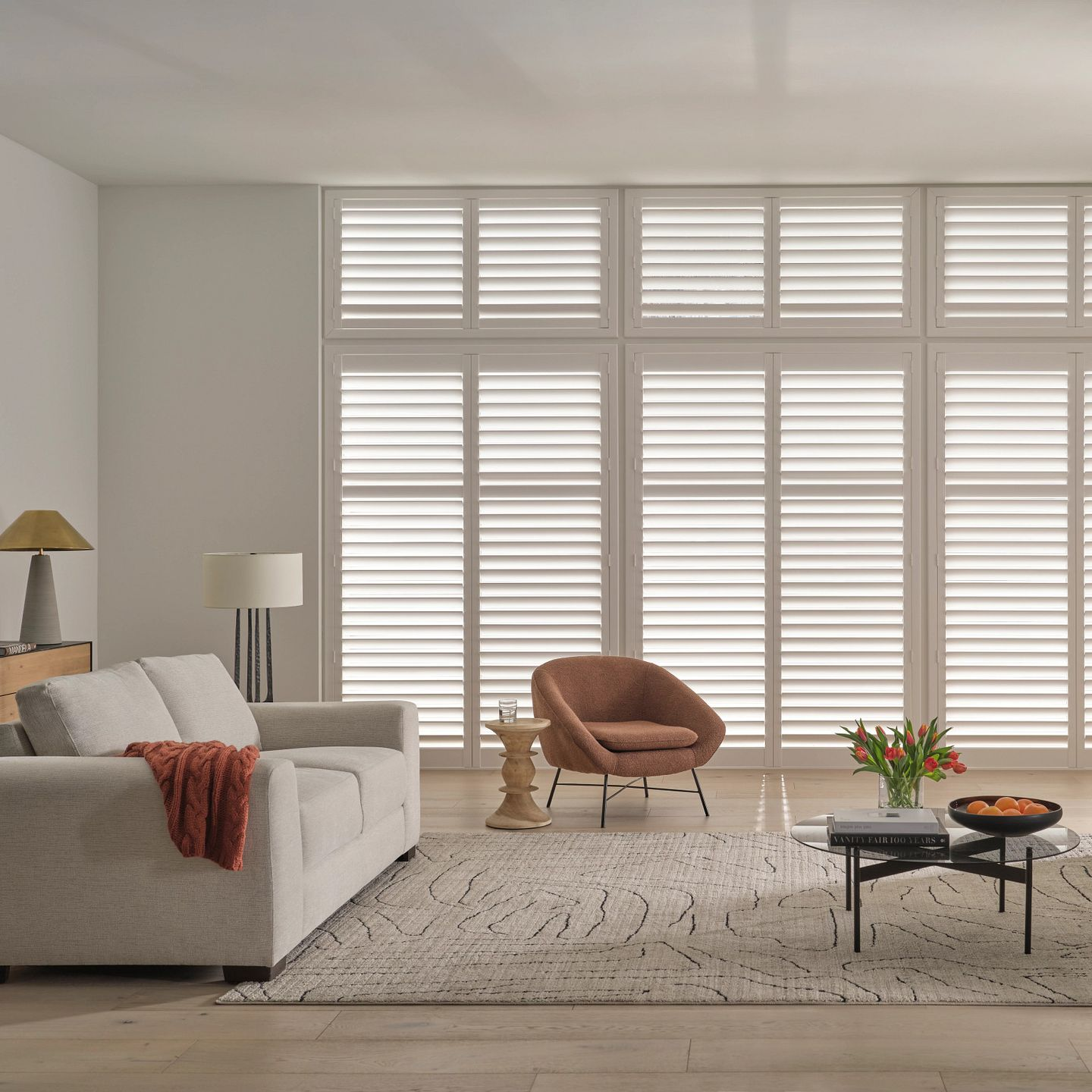 Hunter Douglas Palm Beach™ Polysatin™ Vinyl Shutters