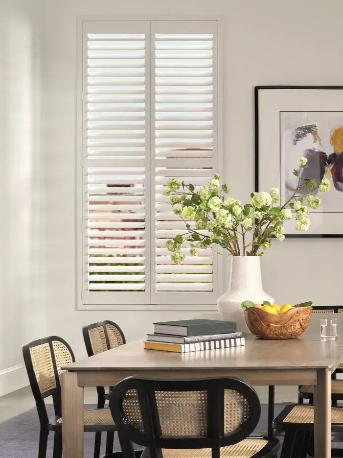 Hunter Douglas Palm Beach™ Polysatin™ Vinyl Shutters