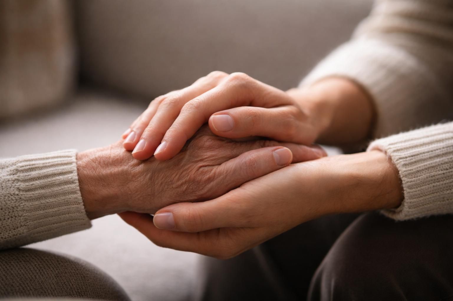 Hands gently holding an elderly hand, symbolizing compassionate support for direct cremation Rio Rancho, NM.
Image File Name: rio-rancho-nm-direct-cremation-hands-gently-holding-an-elderly-hand-compassionate-support.jpg
