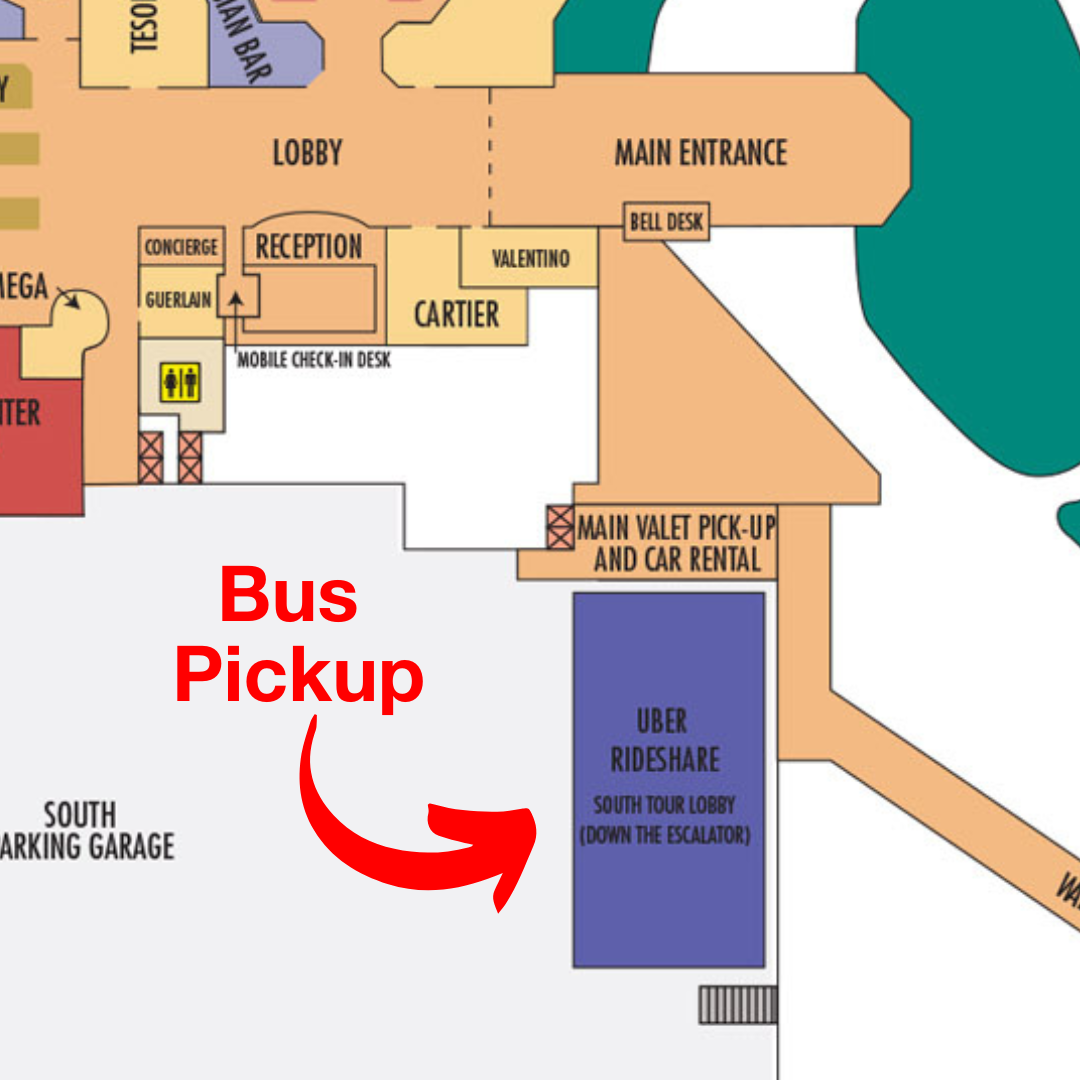 Bus schedule map