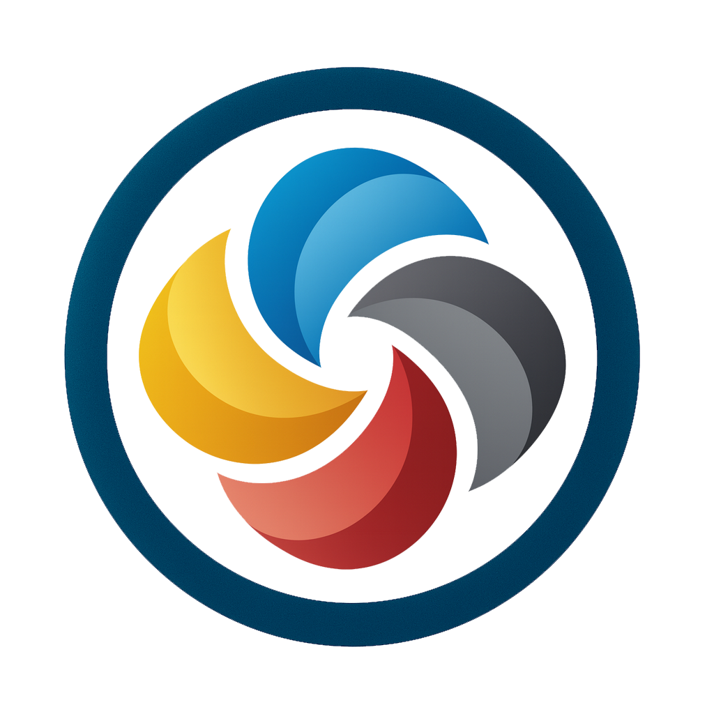 Icon of laptop with small gears