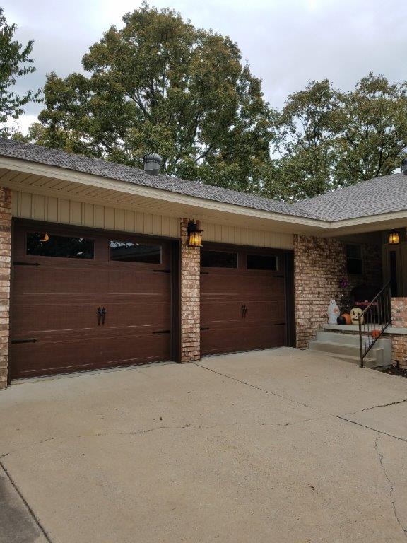 Wood Carriage Style Garage Door — Sherwood, AR — Harmon Overhead Door
