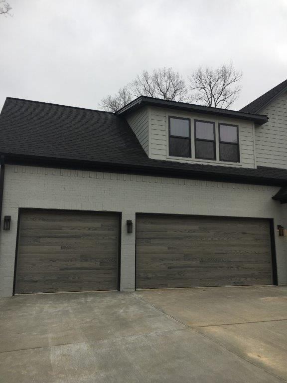 Double Wooden Style Garage Door — Sherwood, AR — Harmon Overhead Door