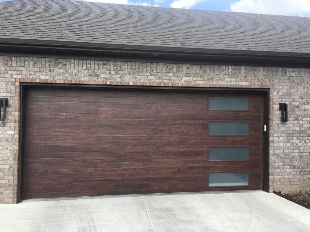 Garage Door With Glass Panel — Sherwood, AR — Harmon Overhead Door Garage Door With Glass Panel — Sherwood, AR — Harmon Overhead Door