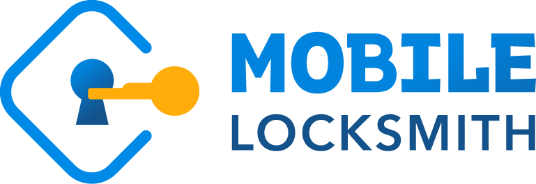 Mobile Locksmith Service Logo.