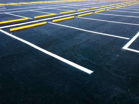 Empty Car Parking Lots — San Jose, CA — Linear Tech Striping