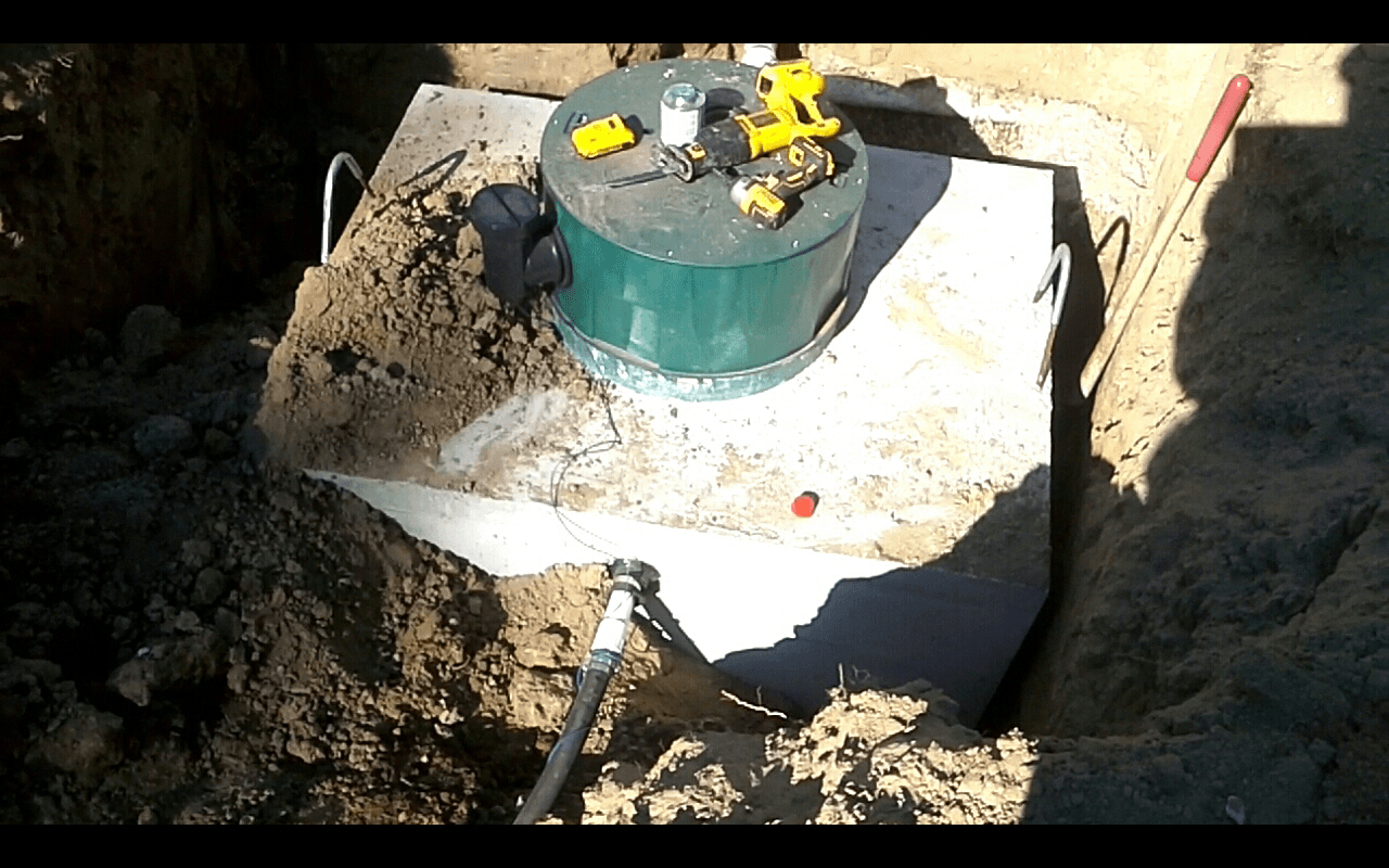 Septic tank installation serviced