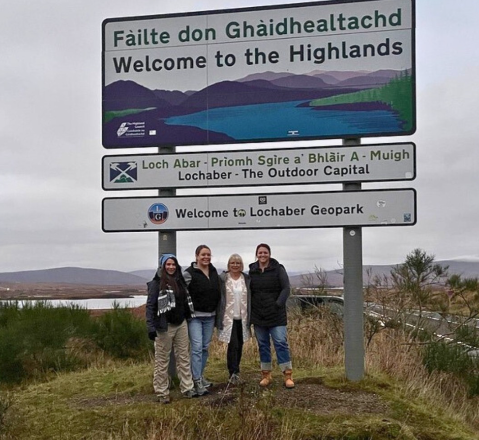 Get your photograph with the Welcome To The Highlands sign