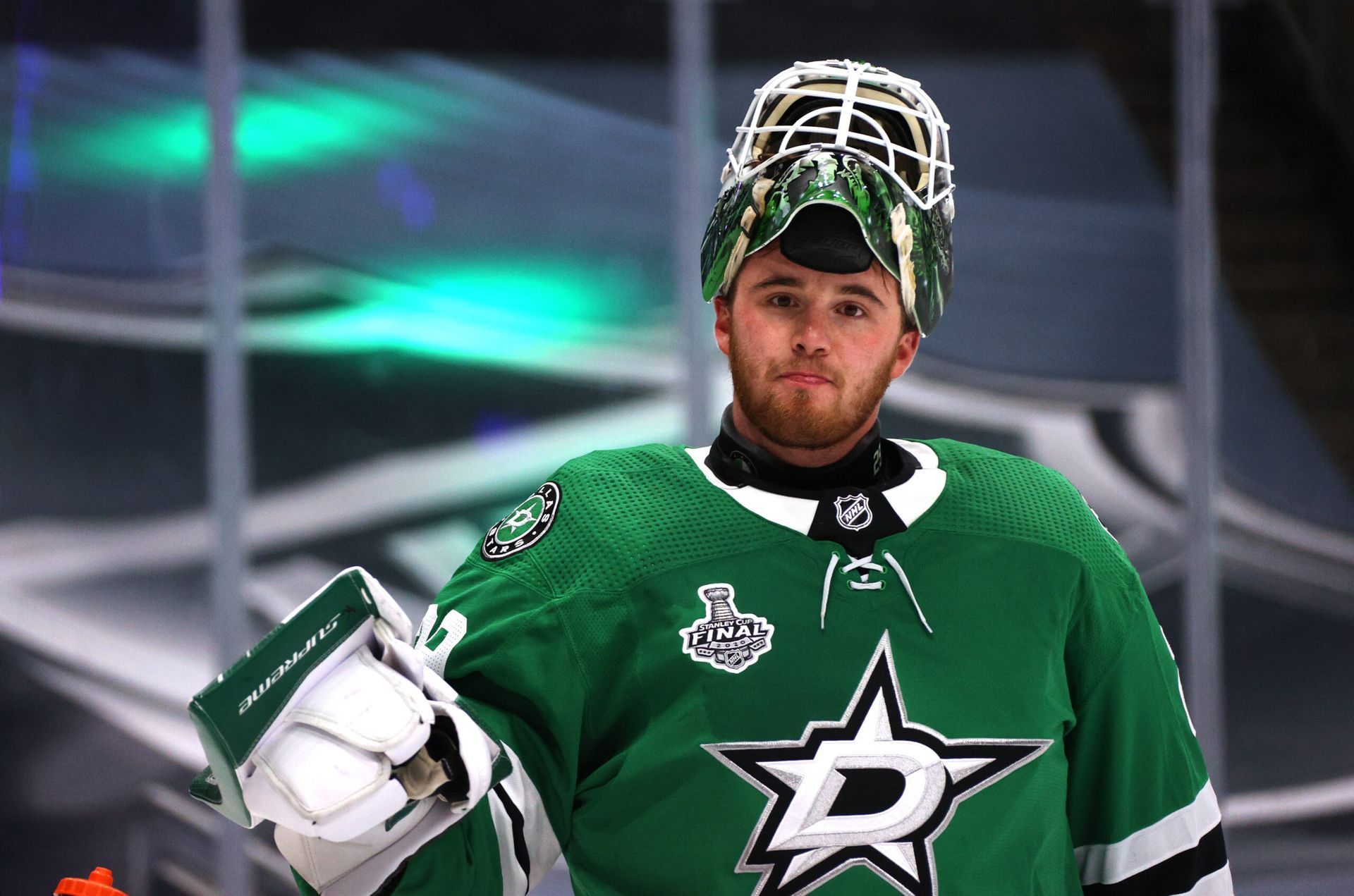 Jake Oettinger of the Dallas Stars is a former Boston Knight.