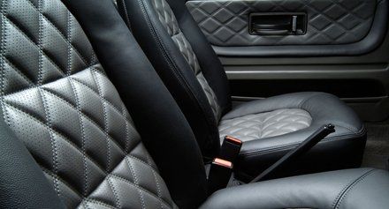 Classic and modern car upholstery