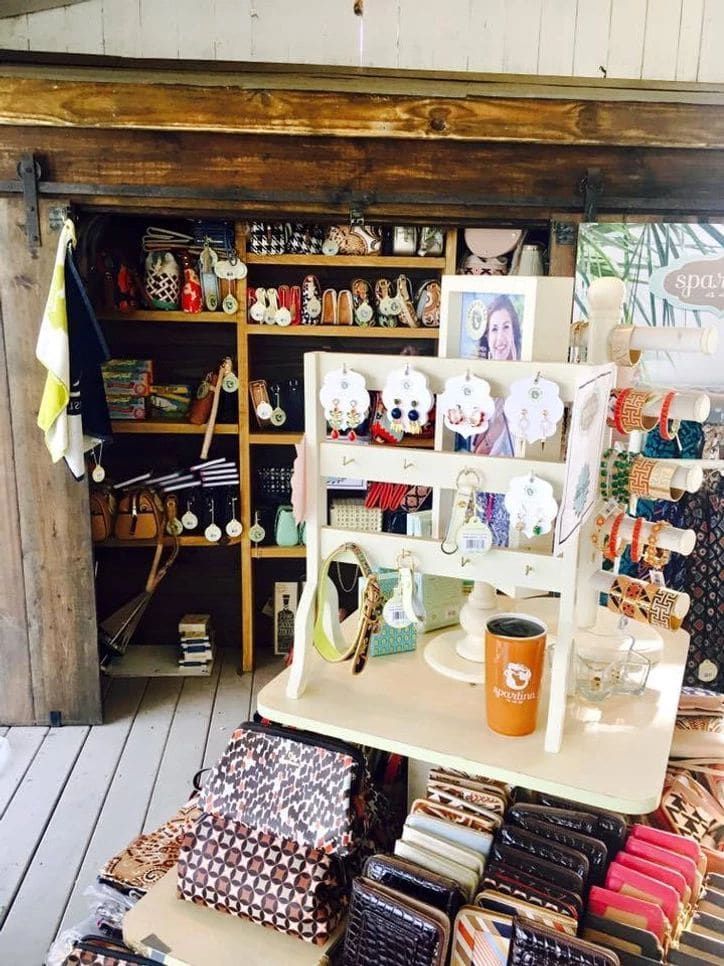 A store filled with lots of items including a picture frame