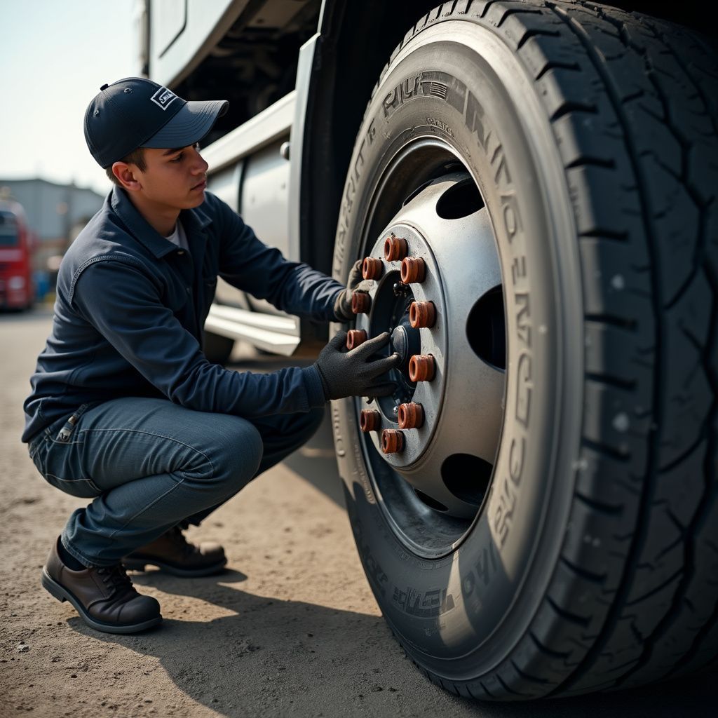 truck tire repari