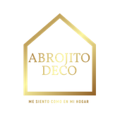 El logo de abrojito deco es una casa dorada.