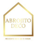 El logo de abrojito deco es una casa dorada.