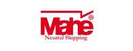 um logotipo preto e branco marca Mahe Neutral Shipping