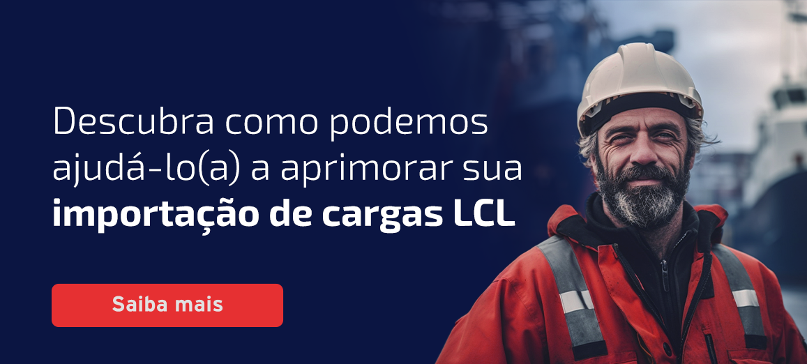 Soluções especializadas para aprimorar processos de importação e desova de contêiner LCL.
