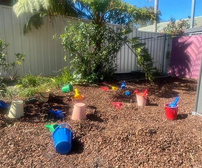 Sand Box Play Area — Stepping Stones Preschool & Child Care Centre in Urunga, NSW