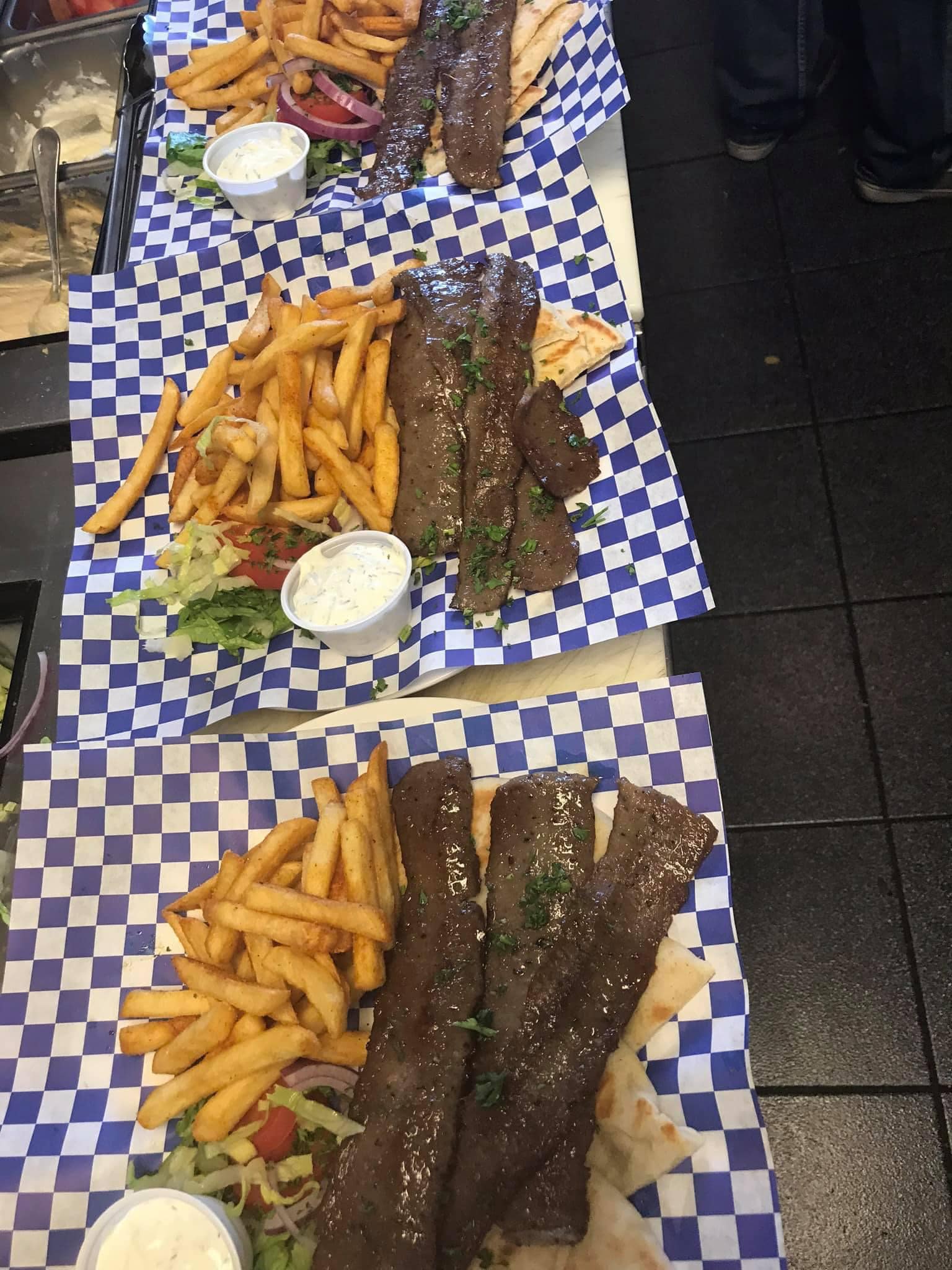 Gyro French fries