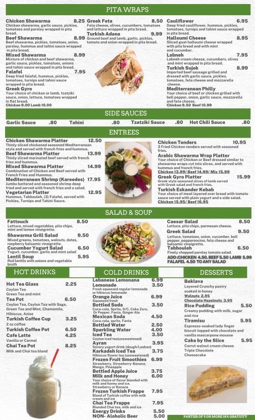 salad soup shawarma palestinian