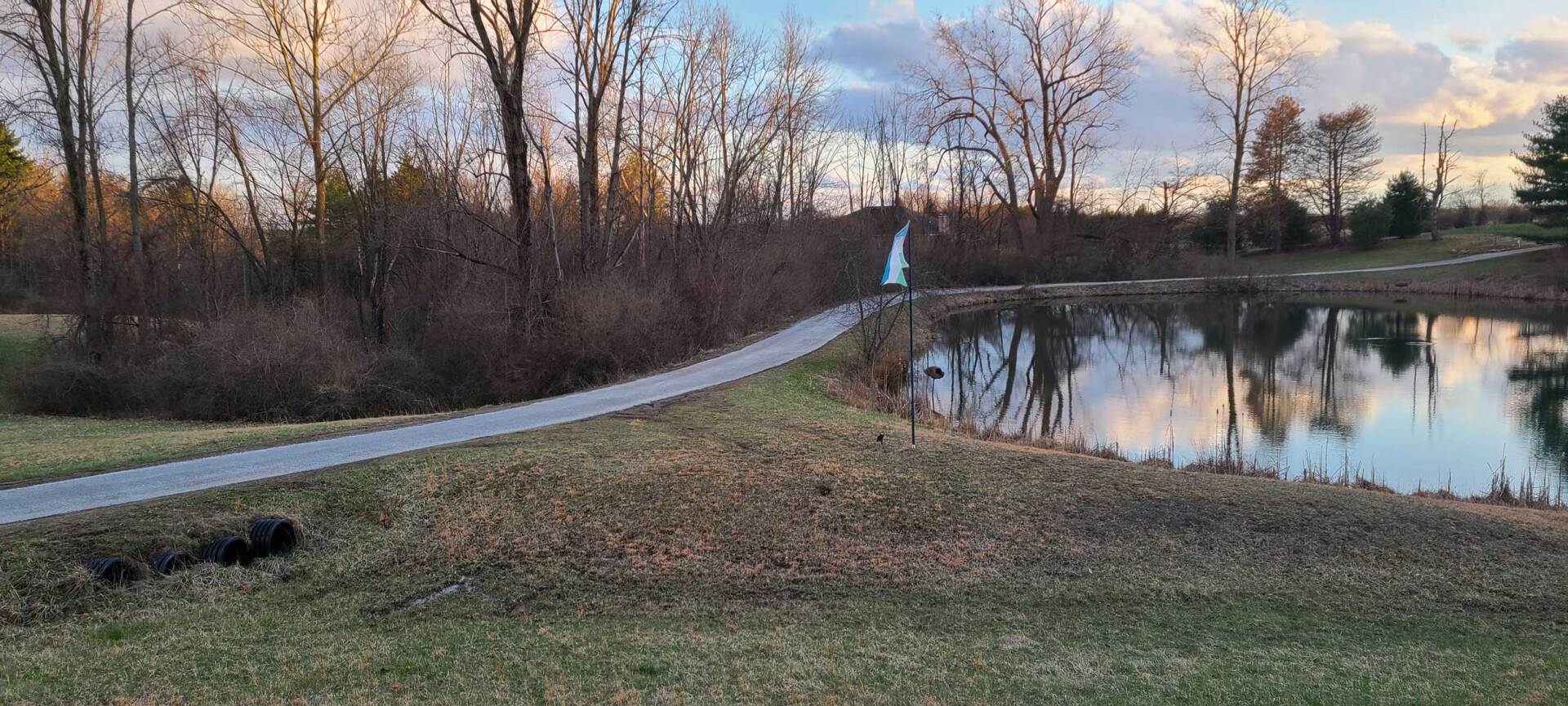 Driveway With Pond — Granville, OH — All American Pavement