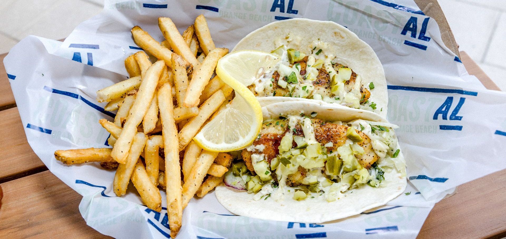 Gulf Grouper Tacos, CoastAL Orange Beach