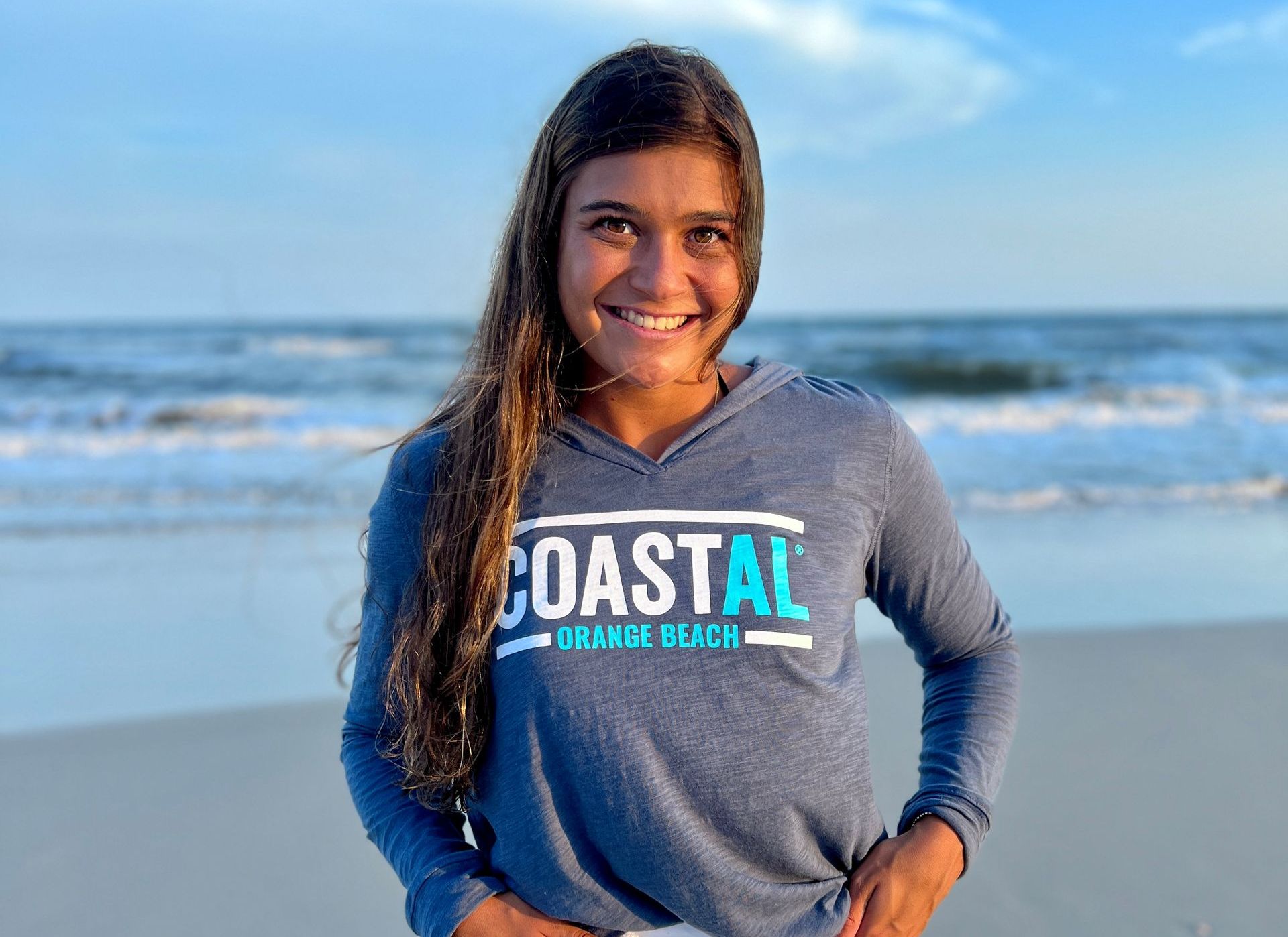 Coastal Orange Beach clothing