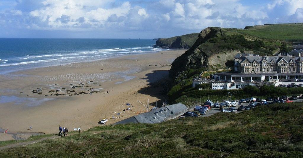 Picture of a bay in Cornwall