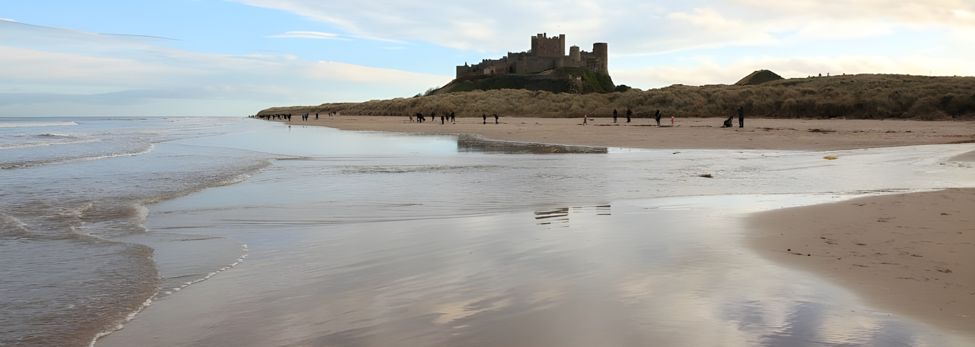 Picture of Bamburgh Beach. 