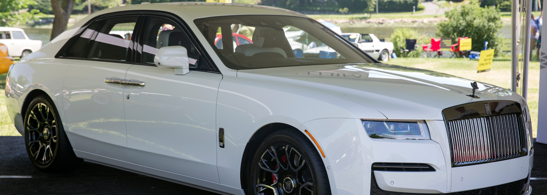 Picture of the Rolls Royce Ghost. 