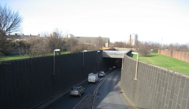 Picture of the Tyne Tunnel.