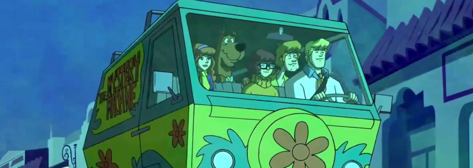 Picture of the the Mystery Machine from Scooby-Doo.
