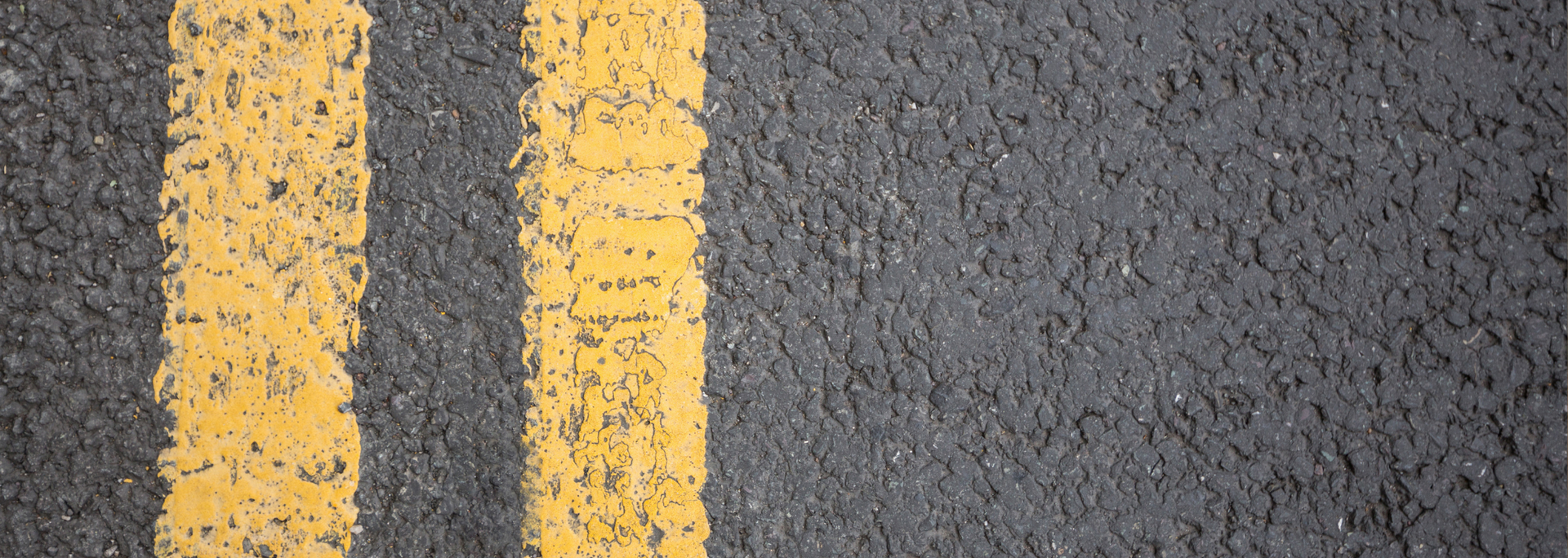 Picture of double-yellow lines. Picture of double-yellow lines.