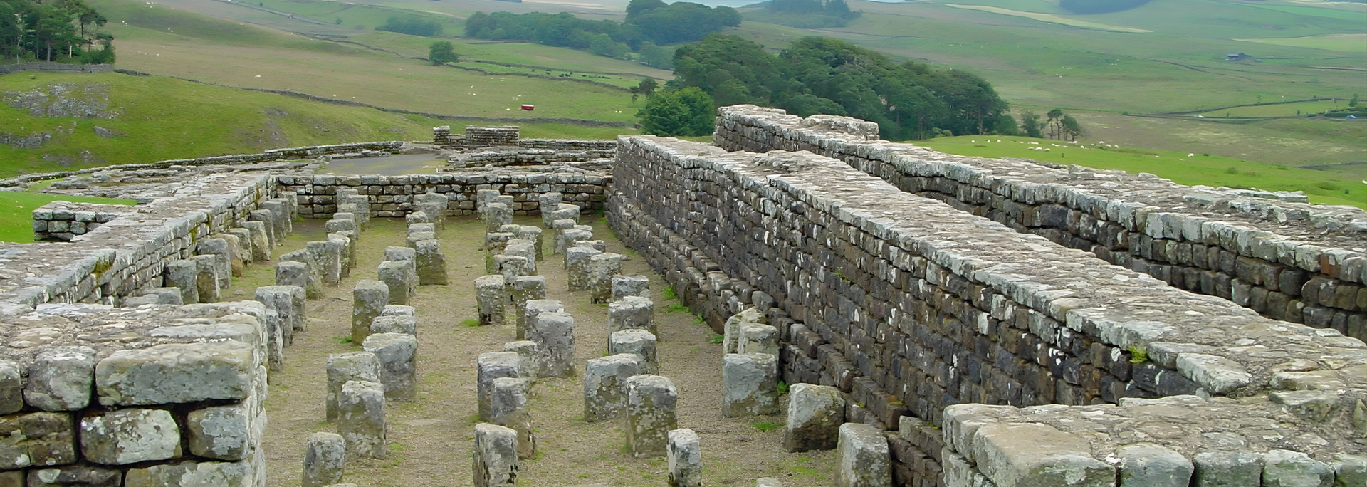 Picture of Vindolanda fort. 