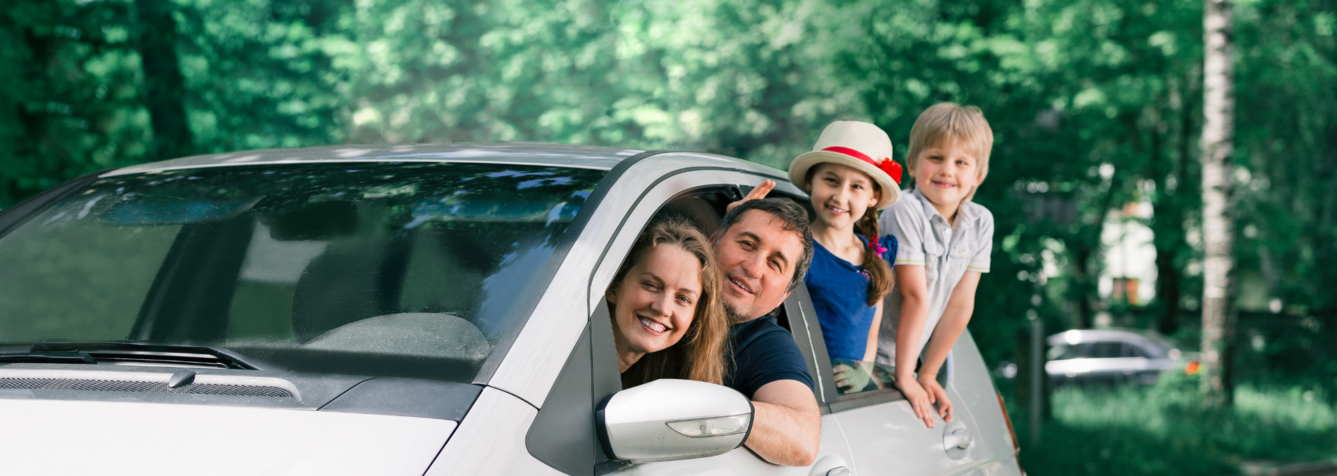 Picture of kids in a car