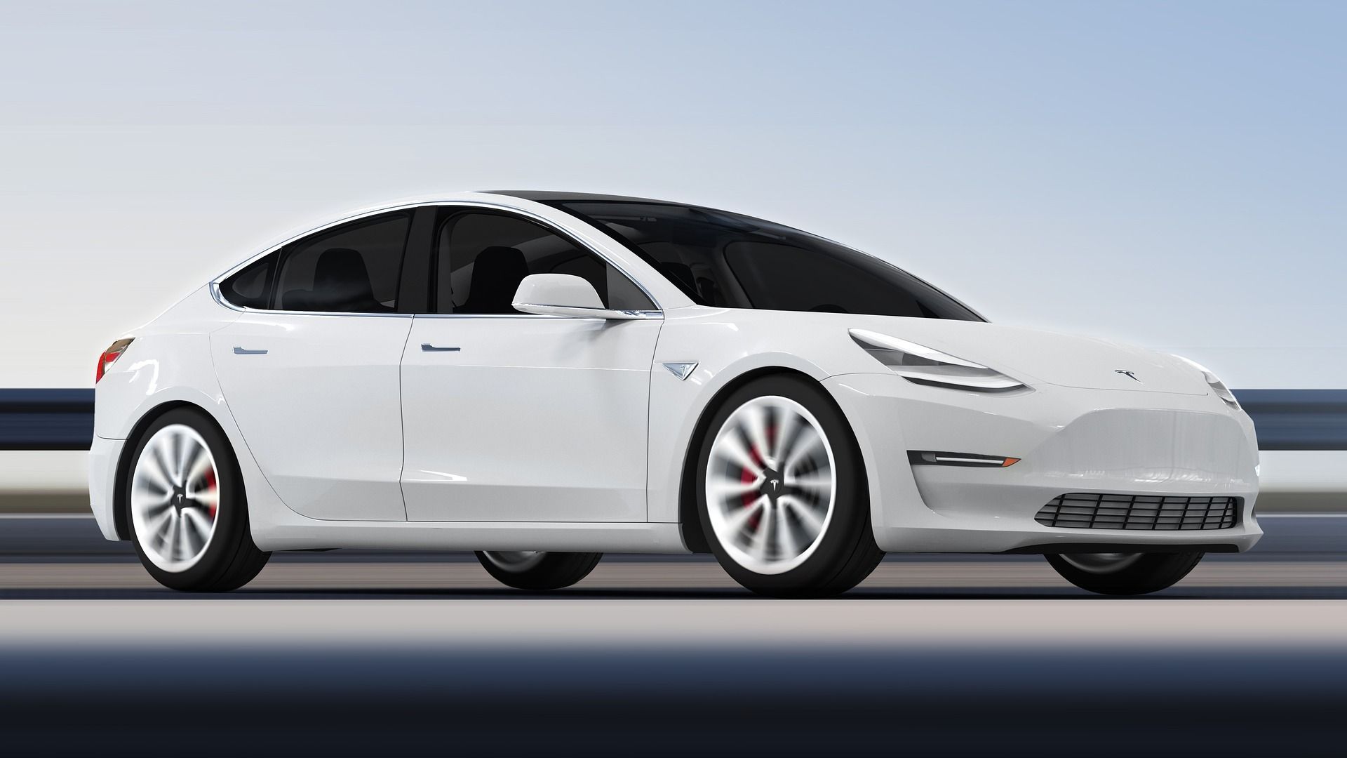 Picture of a Tesla Model 3.