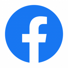 Facebook logo: white 